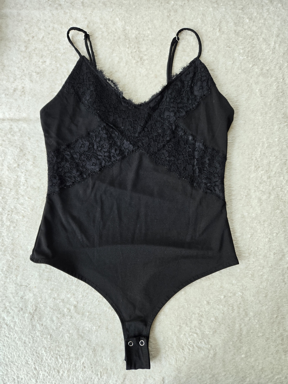 Dynamite Black Lace Bodysuit